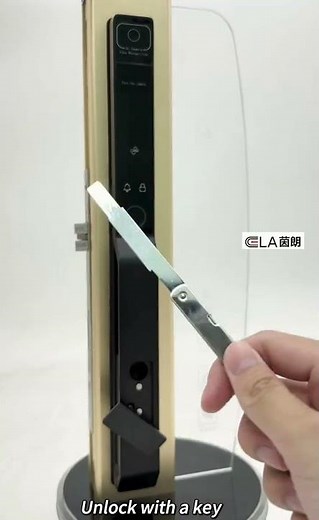 ela new automatic waterproof smart door lock 3d face recognition fingerprint smart password lock