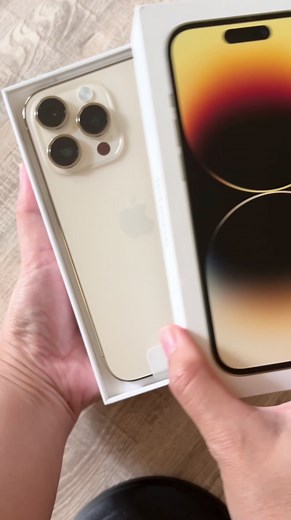 Mager unboxingnya, duitku entek 🫣 #iphone14progold
