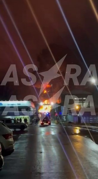 Large-scale fire at thermal power plant near Moscow after drone attack. VIDEO PHOTOS