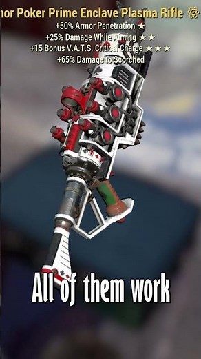 Fallout 76 Tips and Tricks Enclave Plasma Mods
