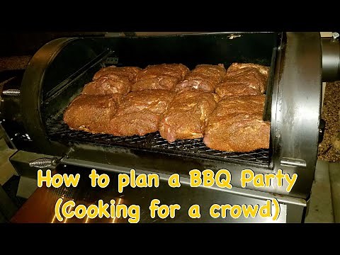How to Plan a BBQ for a Large Party