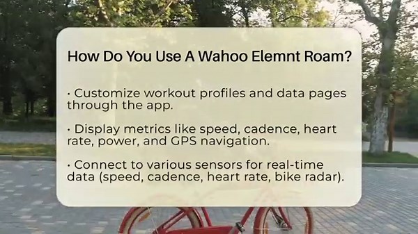 How Do You Use A Wahoo Elemnt Roam? - The Cycling Junkies