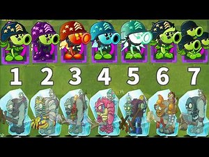Every PEA & MINT Plants VS Team Zombie Frozen Battlez - Who Will Win? - Pvz 2 Plant vs Plant