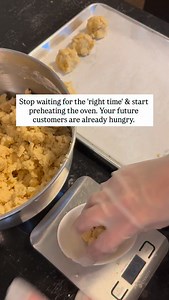 The secret ingredient? Just starting. Just doing it. Full send. What’s the worst that could happen? Your kitchen doesn’t have to be ‘Pinterest perfect’ to be the start of something big. The world just needs your cookies!! #homebaker #cookies #baking #bakingtime #foodie | It's Half Baked