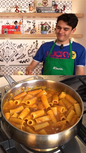 Tenemos un Andres Jonhson origuinal 🎨 #chefenproceso Video: Andres Johnson preparando pasta | YTQE Canal: Chef en proceso