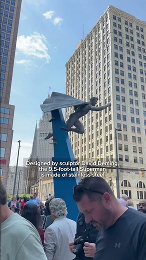 Superman Tribute Plaza unveiled in downtown Cleveland