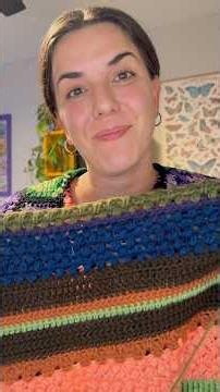 Round 20 of my crochet chaos blanket complete! Three rows of sphagnum green puff stitch. #crochet