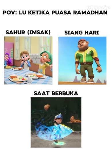 kebiasaan satu generasi #ramadhan#boboiboy#rainbowbubblegem