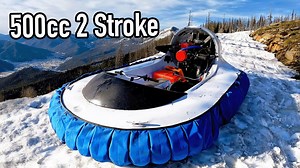 Motor swapping my hovercraft (100HP 2 stroke)