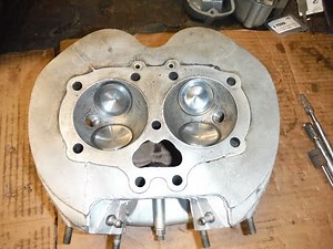 BSA A65 Spitfire engine overhaul 12 Cylinder head work met with new valve guides issue.