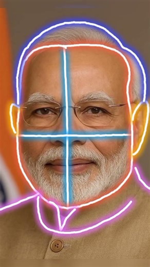 Anyone Can Draw Narendra Modi Like This 😳 (Step by Step)”