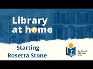 NBPLS Rosetta Stone Tutorial