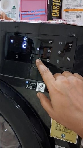 How to dry clothes Samsung 12 kg 5 Star AI fully automatic washing machine #washingmachine #review