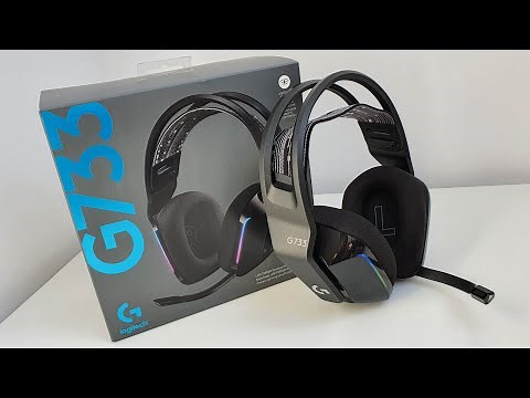 Logitech G733 Lightspeed Wireless Gaming Headset Review and Mic Test For PC and PlayStation
