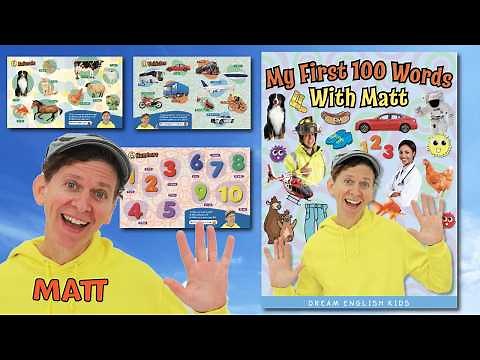 100 Words Book with Matt | Book Read Aloud for Children and Toddlers | Dream English Kids