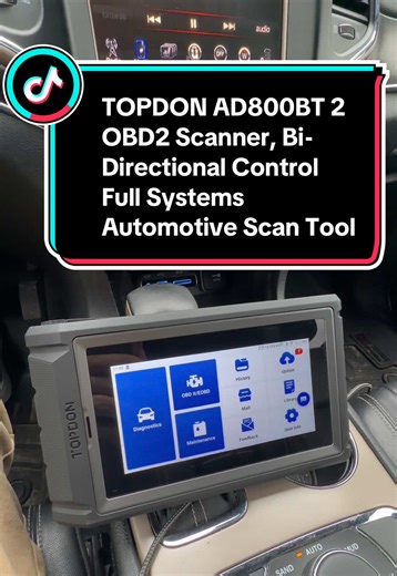 TOPDON AD800BT OBD2 Scanner Review