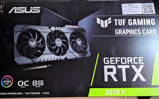 华硕TUF3070Ti性能和温度表现&Resizable BAR