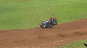 💥 Keegan Kincaid was OK after this wild ride at Bark River this morning, but the same can’t be said for his Champ Off-Road PRO2 truck. #ChampOffRoad | FloRacing