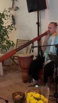 Playing WoodSlide didgeridoo