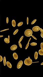 Gold Coin Falling Animation Effect #aftereffects