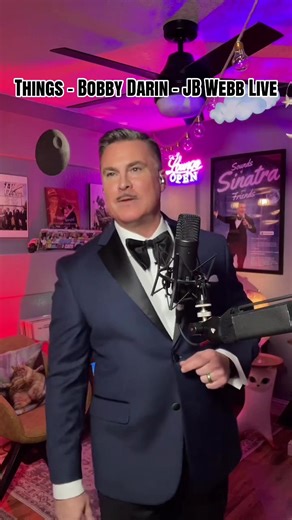 Things - Bobby Darin live cover 🎙️ #Things #BobbyDarin #LiveCover #CroonerTok #VintagePop