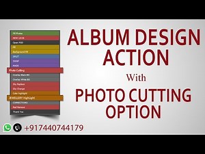 Master Album Design Action || Photo Cutting || Photoshop Action || ‪@AshikAlbums‬