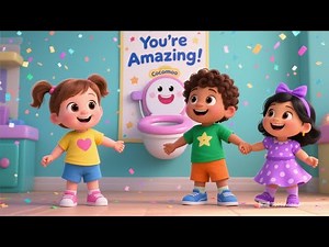 Go Potty Go! Fun Potty Training Song for Kids 🎶🚽l | Five little Ducks | Wheels on the Bus