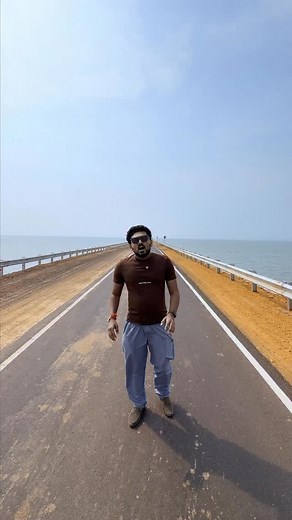 16K views · 7.8K reactions | They say heaven is above us, but sometimes it’s right here — in the golden light, the quiet road, and the feeling of being completely alive in the moment. This isn’t just a road… it’s the road to heaven.  Road to heaven in Gujarat is pure magic 彩 | Swagatam Amdavad | Facebook