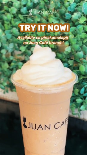 Craving something chocolatey coffee goodness in one sip? ☕🍫 Try our Java Chip Frappe ng Juan Café — creamy, rich, at swak sa panlasa ng mga tunay na coffee lovers! Perfect na perfect pang-chill! 😍✨ Try mo na today!! Tara na Ka-Juan! Available ito sa pinakamalapit na Juan Café branch! 🤗☕️ #JuanCafe #JavaChipFrappe #CoffeeLovers #FrappeTime #SipJuanCafe #JuanCafeVibes #cafe #reels #fyp | Juan Café