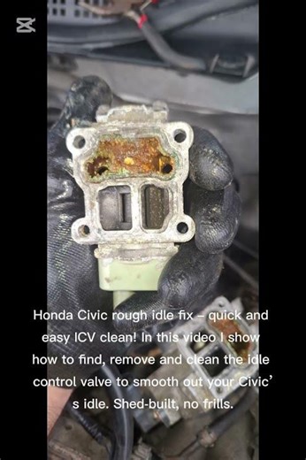 💥Honda Civic Rough Idle Fix – Cleaning the ICV