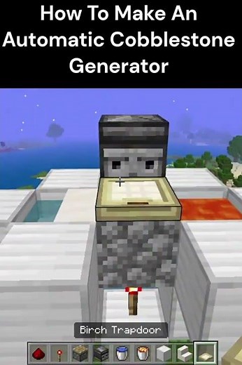 How To Make Cobblestone Generator!