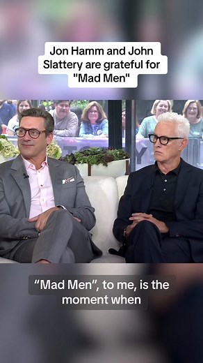 Jon Hamm y John Slattery celebran