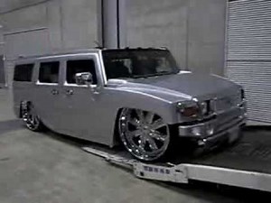 Bagged HUMMER H2 SLAMMED on 30inch 「fairytaleⅡ」6 ハマーH2 着地 エアサス スラムド