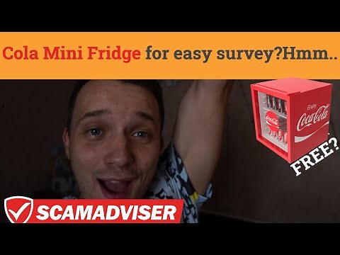 Free Coca Cola mini fridge for survey? Is colaminifridge.review legit or scam? I actually tried it!