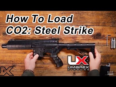 How to Load CO2 into 6-Shot Burst Steel Strike BB Gun : Umarex Airguns