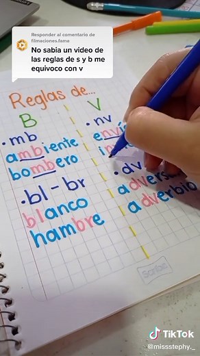 Reglas de Ortografía: Uso de la B y la V