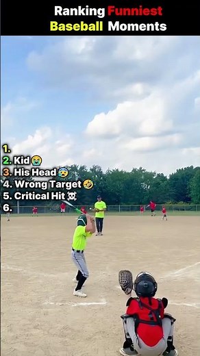 Ranking Funniest Baseball Moments ⚾😭