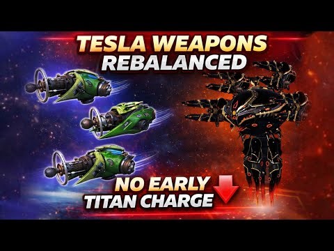 TESLA WEAPONS REBALACED - No Early Titans ❌ || War Robots 