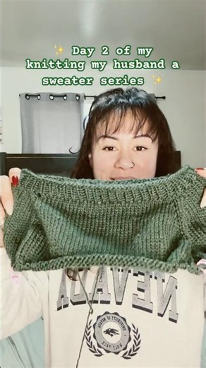 Knitting a Sweater for My Husband Nearly Broke Me 😭🧶