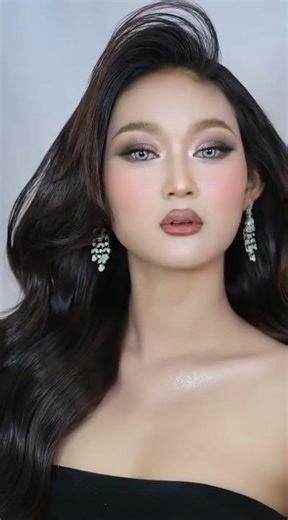 So beautiful bride កូនក្រមុំស្អាតណាស់🤭 #marry #wedding #makeup #beautiful