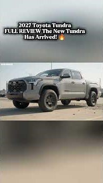 NEW 2027 Toyota Tundra — First Look & Full Review! 🚨
