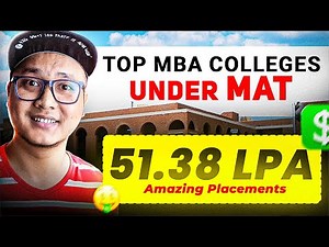 Top MAT Colleges 2026 🔥 51 LPA Placements | Top 10 MBA Colleges Through MAT