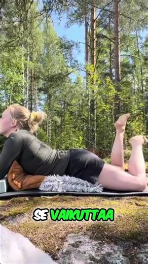 Lyhyt yinjoogaharjoitus rentoutumiseen ja rauhoittumiseen #shorts