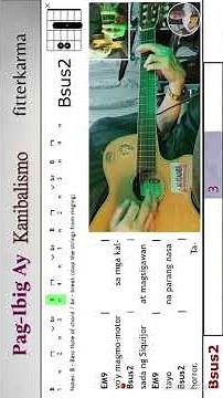 Pag-Ibig Ay Kanibalismo - Guitar Chords ‪@TeacherBob‬ 1/3​