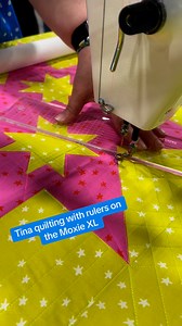4.7K views · 31 reactions | How fun is this?! Sam and Tina created this quilt pattern together! Here, you can see Tina using her Handi Quilter ruler with the Moxie XL to follow the quilting plan. #Quilting | Handi Quilter | Facebook