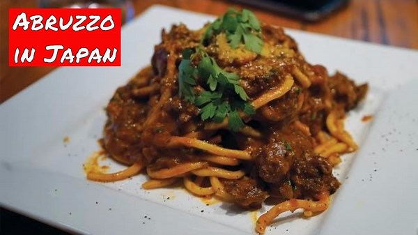 JAPANESE EAT ITALIAN FOOD - Abruzzo in Japan