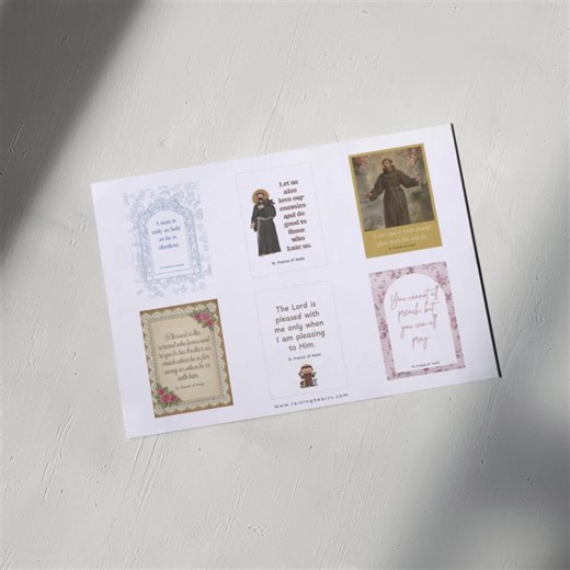 St. Francis of Assisi Quotes: Weekly Catholic Inspiration (printable PDF) - Etsy