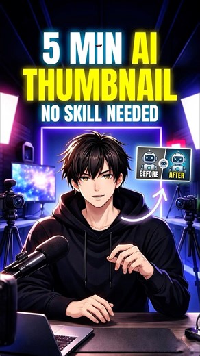 “Create PRO Thumbnails in 5 Minutes Using AI”