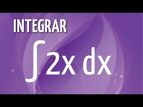integral de 2x