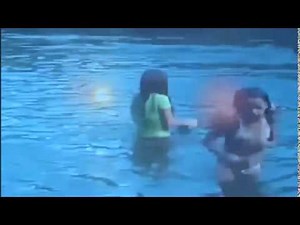 Two girls are attacked and eaten by an Anaconda